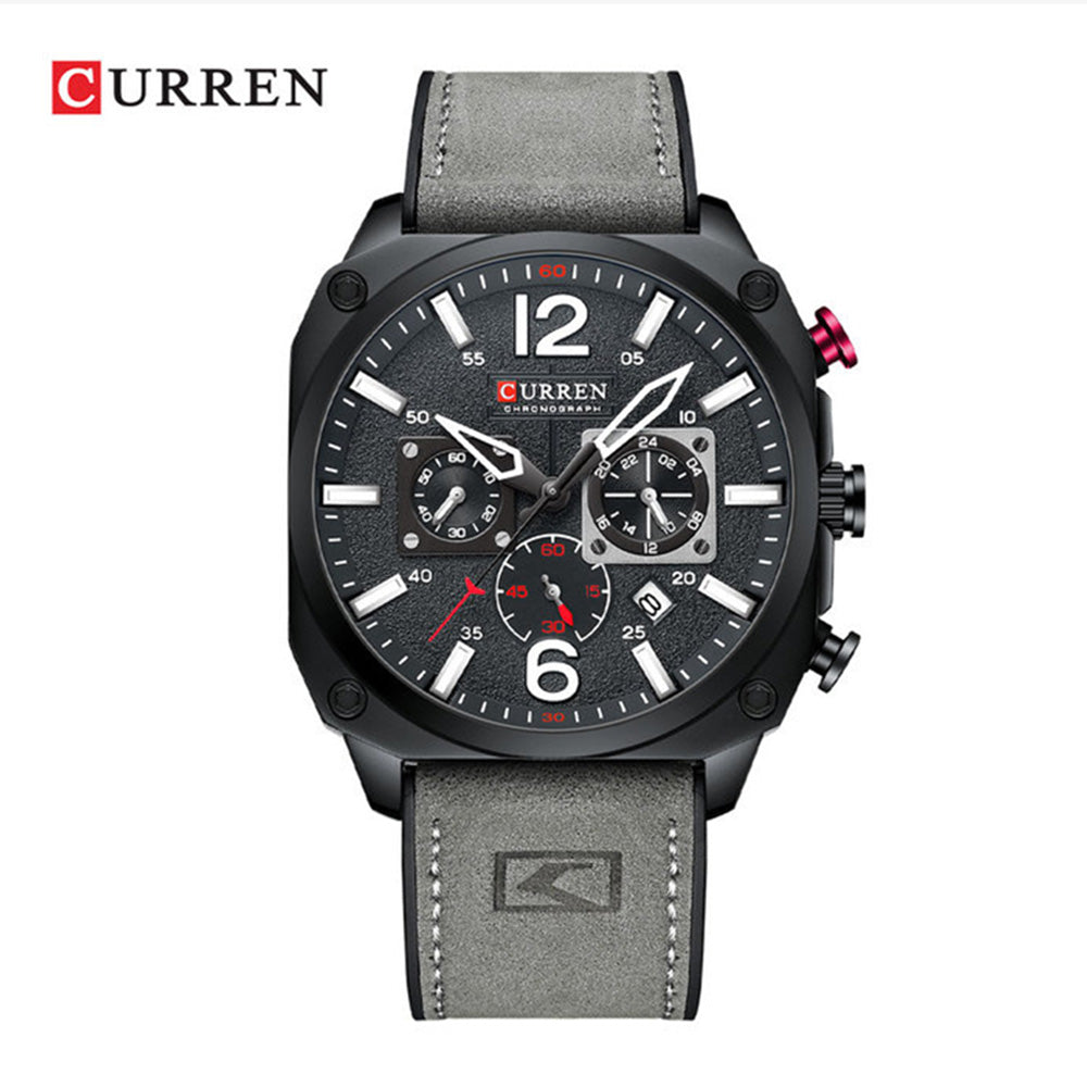 Reloj Curren 8398 Clásico Cuarzo cuero