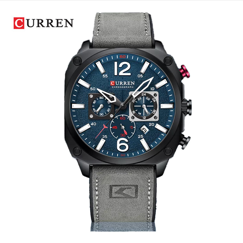 Reloj Curren 8398 Clásico Cuarzo cuero