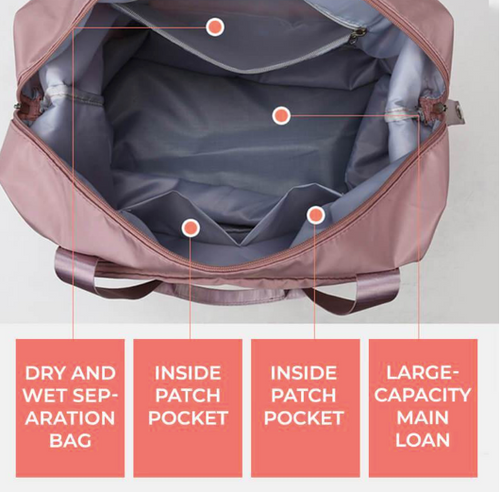 Bolso grande expandible  deportivo viaje