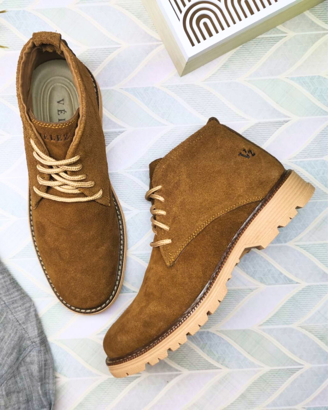 BOTIN VELEZ CUERO GENUINO CARNAZA